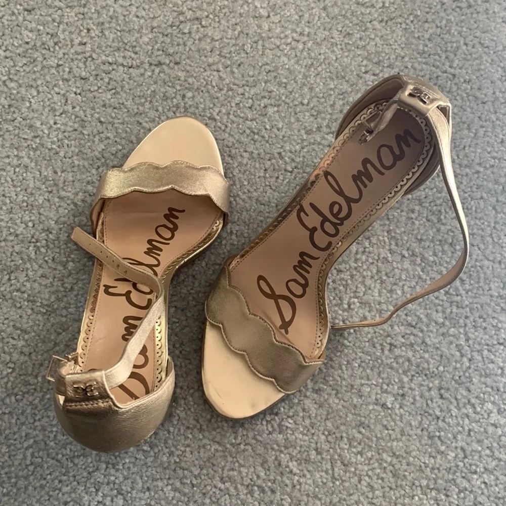 SAM EDELMAN ODILA LEATHER HEEL - Picture 2 of 9